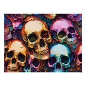 Funky Skulls Perfect Poster (Voorkant)