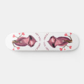 Funky Sloth Skateboard Smile - Texte personnalisé (Horz)