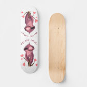 Funky Sloth Skateboard Smile - Texte personnalisé (Recto)