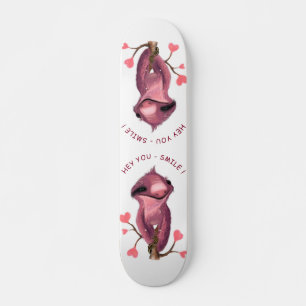 Funky Sloth Skateboard Smile - Texte personnalisé