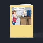 Funky Small Claims Court Juge Carte d'anniversaire<br><div class="desc">Cette carte d'anniversaire de dessin humoristique amusante et pointue présente une confusion dans la salle d'audience, car un type confond la cour des petites créances avec la cour des petites palourdes. C'est la mauvaise ordonnance du tribunal ! Merci pour le choix de cette conception originale par © Chuck Ingwersen. Je...</div>