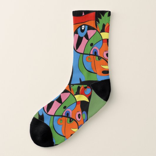 Funky Socks Sokken (Links - buitenkant)