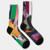 Funky sokken unisex Kleurrijke sokken Veelkleurige (Rechts)