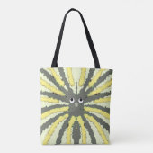Funky Spider Legs Canvas tas (Achterkant)