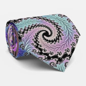 Funky Spiraal Fractal Stropdas (Opgerold)