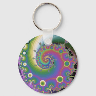 Funky Spiral Sleutelhanger