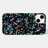 Funky Splatter coque iphone (Verso (horizontal))