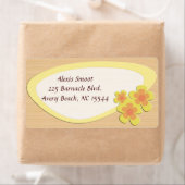 Funky Spunky Flowers Etiket (Insitu)