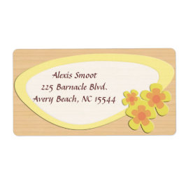 Funky Spunky Flowers Etiket