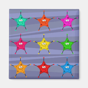 Funky Stars Magneet