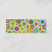 Funky Stippen Green Mini Visitekaartje (Achterkant)