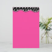 Funky Stippen Stationery Briefpapier (Staand voorkant)