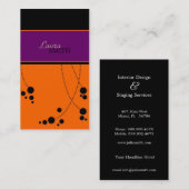 Funky Stippen Visitekaartjes (Voorkant / Achterkant)