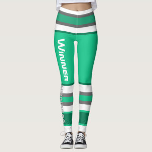 Funky Strepen Lijnen Winnaar Power Leggings