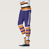 Funky Strepen Lijnen Winner Power Leggings (Links)