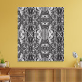 funky Stretched Canvas 9 Afdruk (Insitu (Woonkamer))