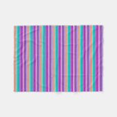 Funky Stripes Paarse mod dekens (Voorkant (Horizontaal))