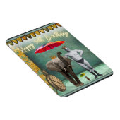 Funky  Strongman 50th Birthday Magneet (Rechterzijde)