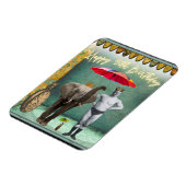 Funky  Strongman 50th Birthday Magneet (Linkerzijde)