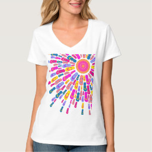 Funky Summer Sun Teenslippers Rays T-Shirt