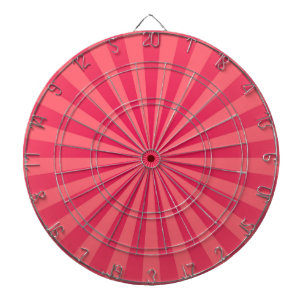 Funky Sun Rays Retro Stripes Dartbord