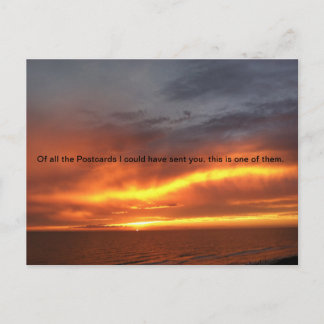 Funky Sunset carte postale, poste, cartes postales