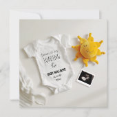 Funky Sunshine Faire-part de grossesse (Devant)