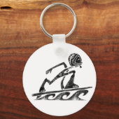 Funky Surfer Sleutelhanger (Voorkant)