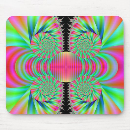 Funky Swirls Muismat (Voorkant)