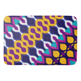 Funky symmetrisch patroon badmat