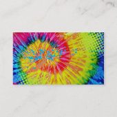 Funky Tie Dye Visitekaartje (Achterkant)