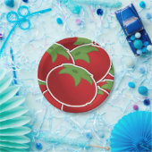Funky tomato papieren bordje (Feest)