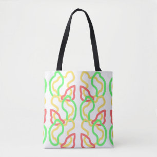 Funky Tote Tas