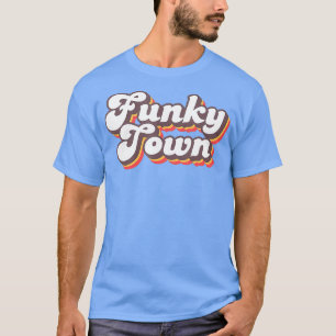 Funky Town Roller Disco Outfit Retro 70s Costume T-shirt