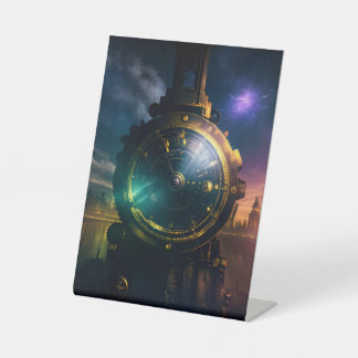 Funky Train Table Sign Reclamebord Met Voetstuk