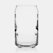 Funky Transport Semi Truck Driver Nom personnalisé (Gauche)