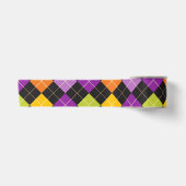 Funky Trendy Retro Abstract Halloween Pattern Lint (Voorkant)