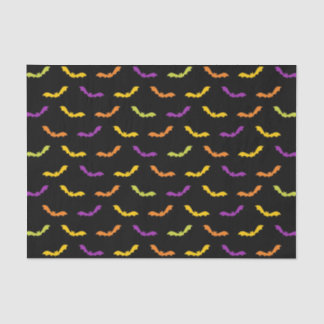 Funky Trendy Retro Abstract Halloween Pattern Tissuepapier
