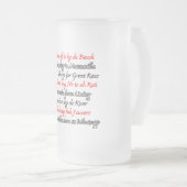Funky Trini Description 3 Mug Frosted (Devant droit)