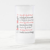 Funky Trini Description 3 Mug Frosted (Centre)