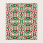 Funky Trippy Eclectique Boho Noël Kaleidoscope (Outside Unfolded)