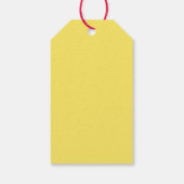 Funky Turkey Cadeaulabel (Achterkant)