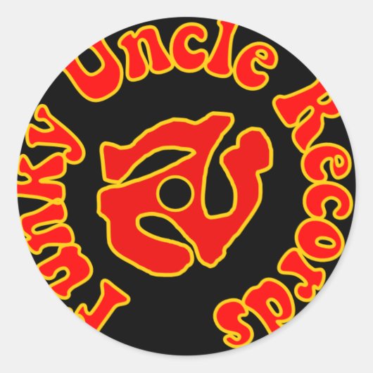 Funky Uncle Records logo sticker (Voorkant)