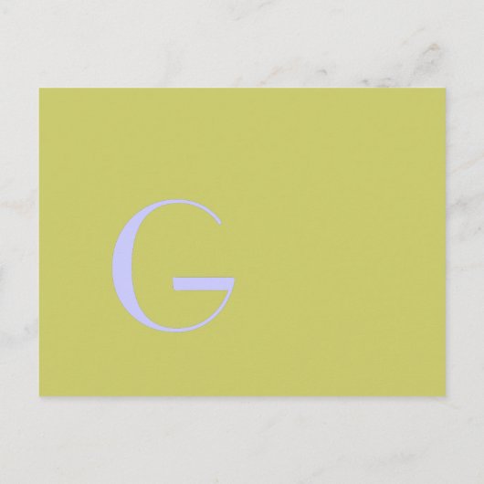 Funky UpBeat Faire-part de mariage Monogramme mode (Dos)