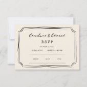 Funky vert rose rouge Scribble RSVP (Devant)