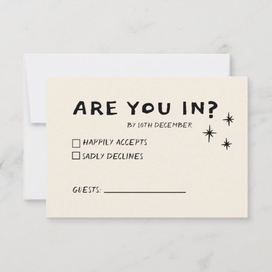 Funky vert rose rouge Scribble RSVP (Devant)