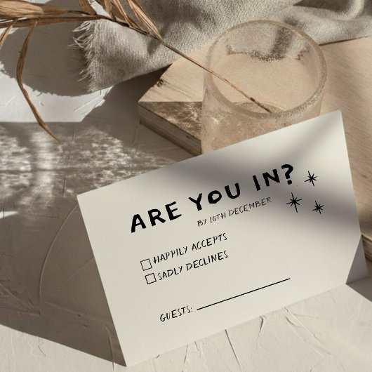 Funky vert rose rouge Scribble RSVP