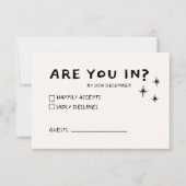 Funky vert rose rouge Scribble RSVP (Devant)