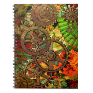 Funky Victoriaans Steampunk-laptop Notitieboek