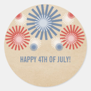 Funky vierde van de Stickers van het Vuurwerk van